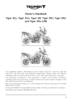 Triumph Tiger 800 X Series - Owners Handbook EN 2017 